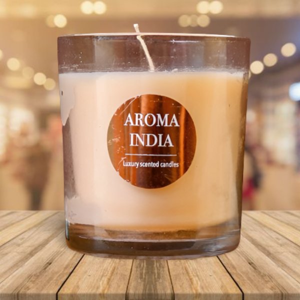 Luxury Scented Candle with Cork Lid - Soy Wax (1 wick) Vanilla (pAck 2) – Candles & Fragrances on Brown Living™. SKU: OEP458. Img 2.
