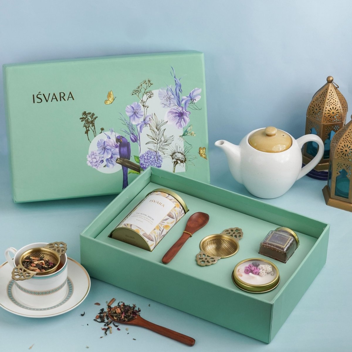 Made in Heaven Tea Gift Set – Gift Giving on Brown Living™. SKU: MH12099. Img 1.