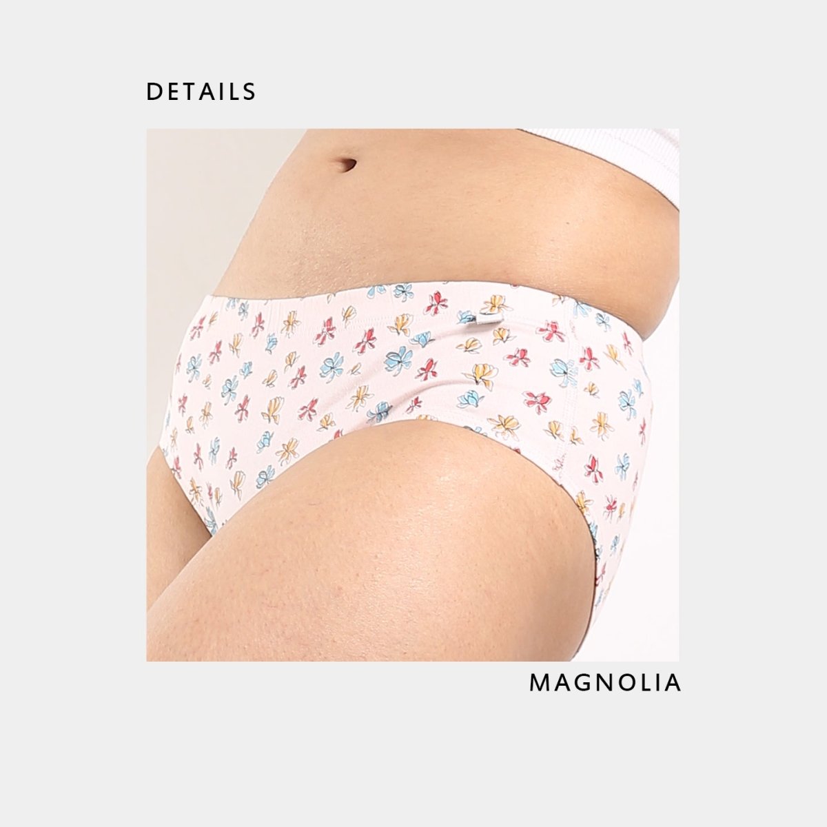 Magnolia Hipster – Womens Underwear on Brown Living™. SKU: 003/BA/Peach/AOP_24BL10587. Img 3.