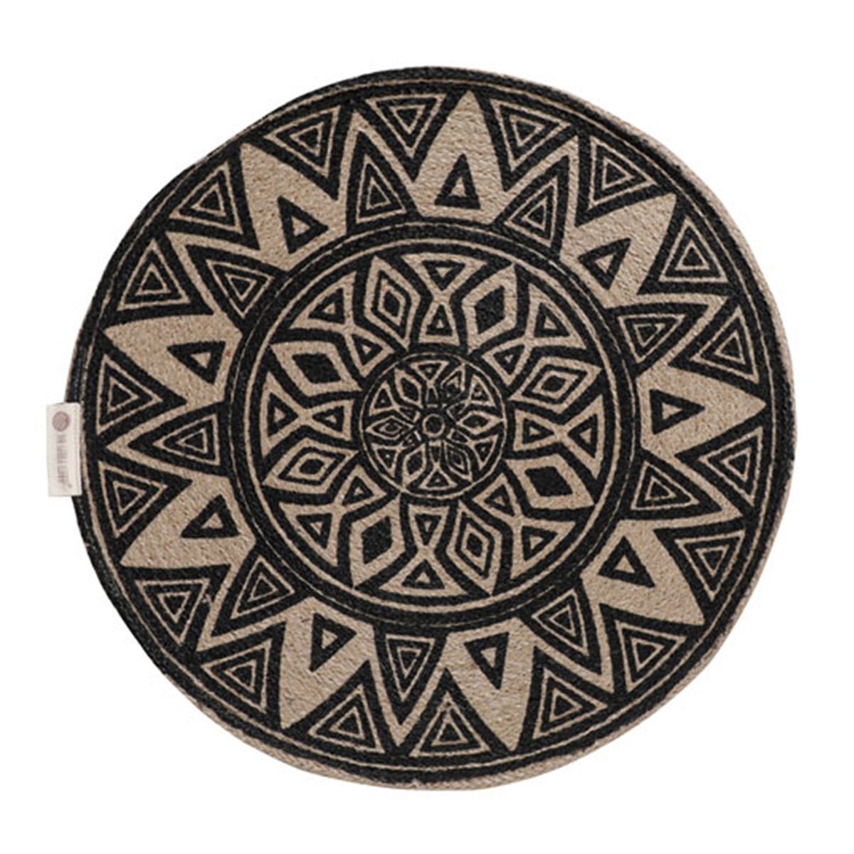 Mandala Jute Wall Art (Large) | Verified Sustainable by Brown Living™