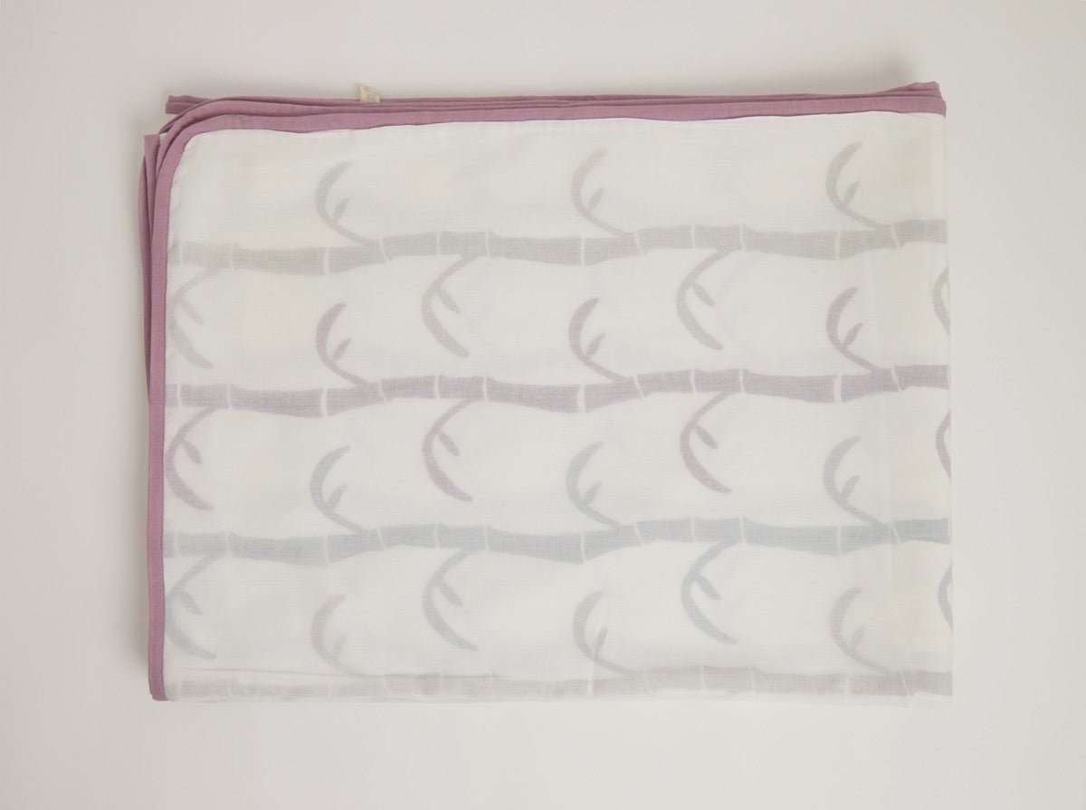 Single Dohar Blanket - K for Koala - Purple | Verified Sustainable by Brown Living™