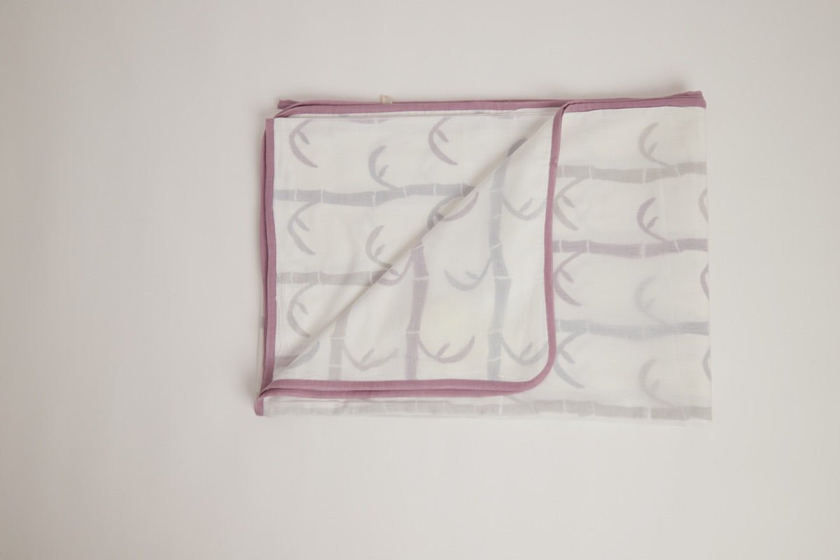 Single Dohar Blanket - K for Koala - Purple | Verified Sustainable by Brown Living™