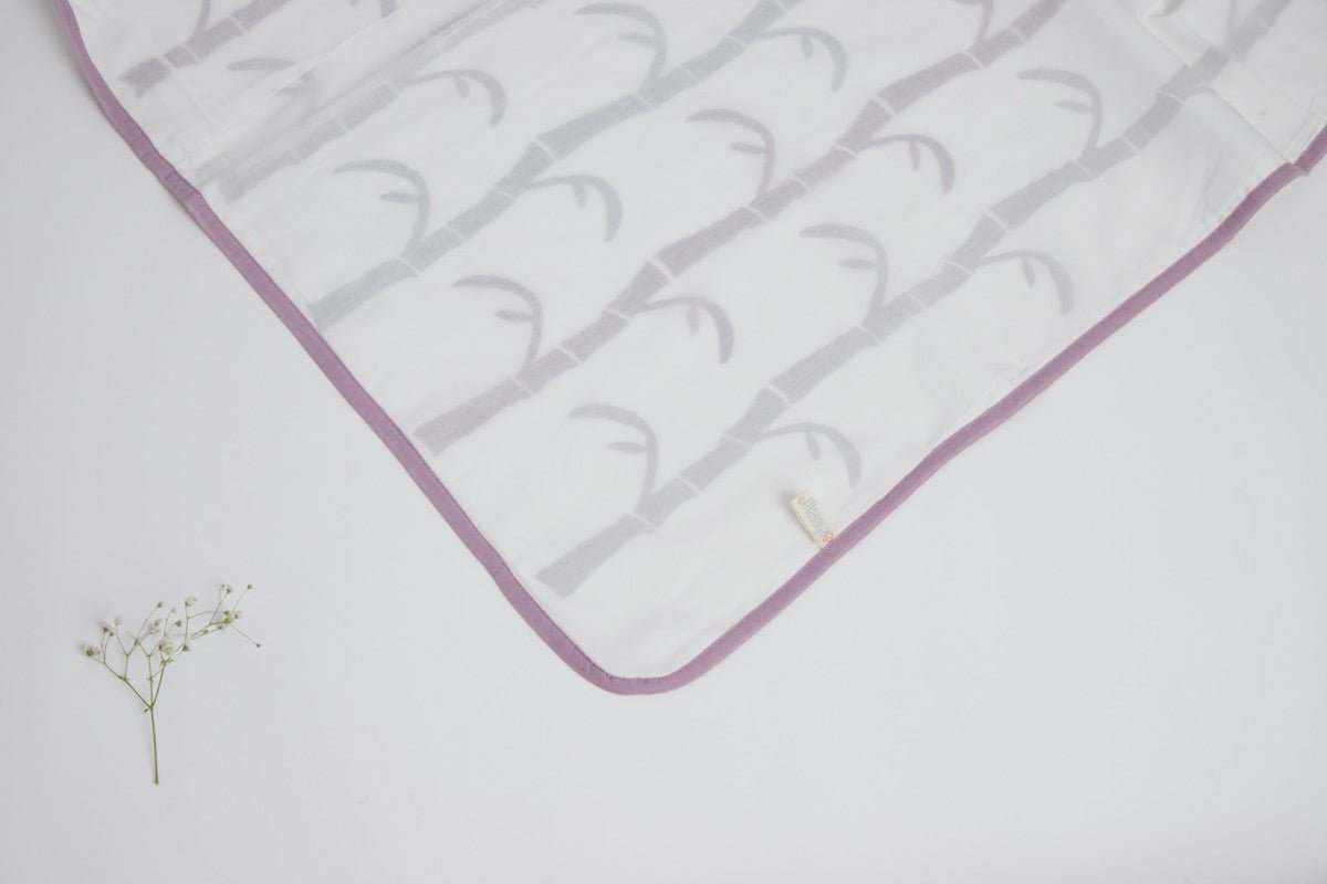Single Dohar Blanket - K for Koala - Purple | Verified Sustainable by Brown Living™
