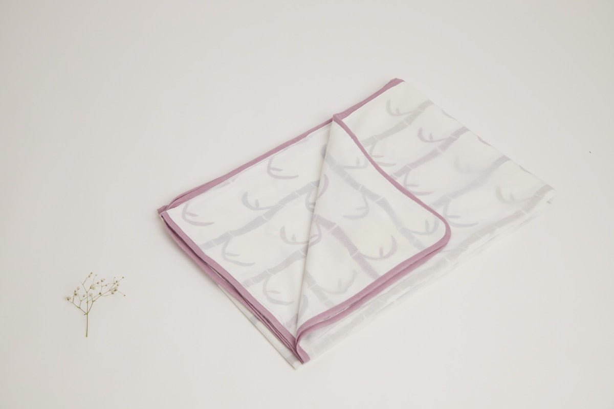 Single Dohar Blanket - K for Koala - Purple | Verified Sustainable by Brown Living™