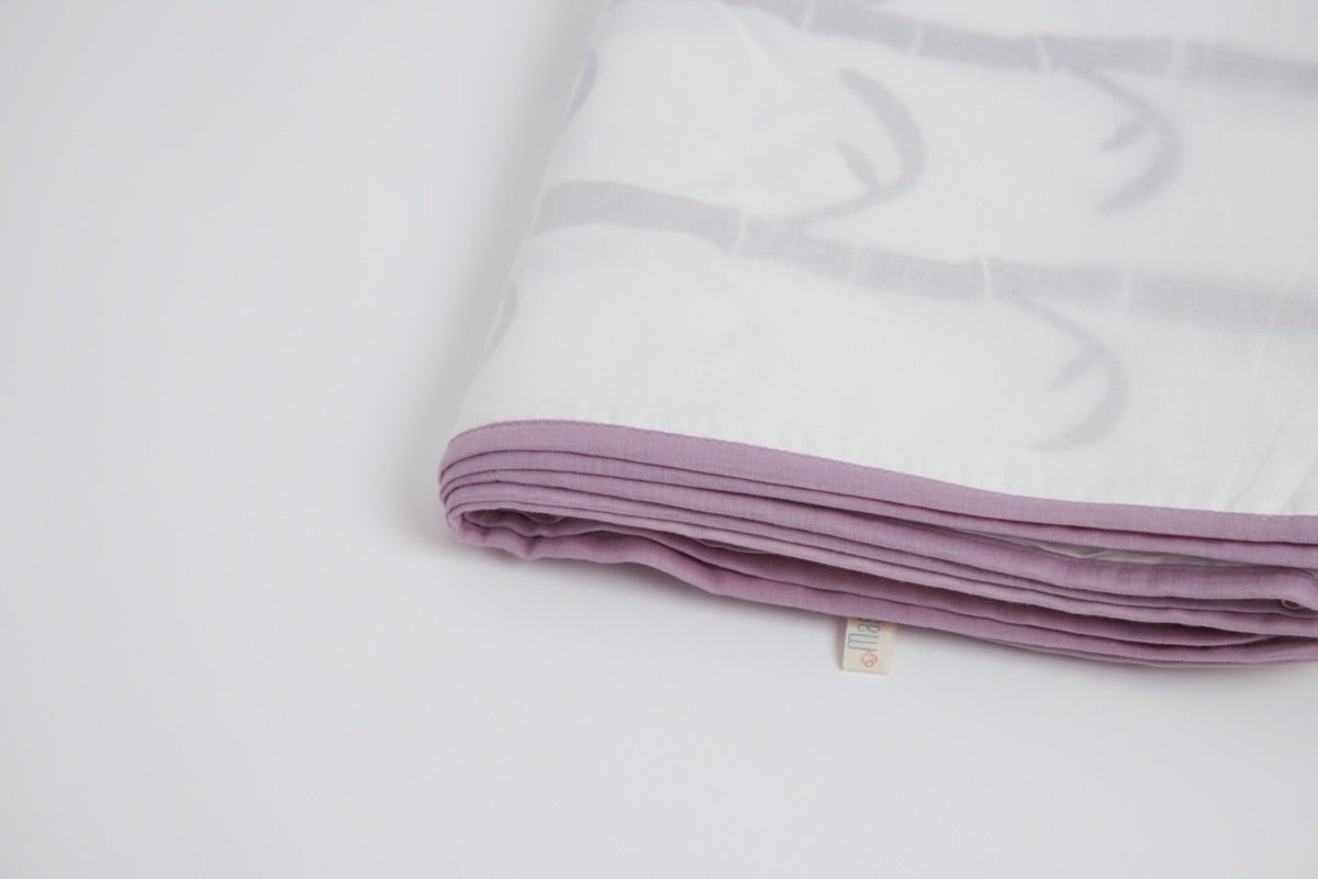 Single Dohar Blanket - K for Koala - Purple | Verified Sustainable by Brown Living™