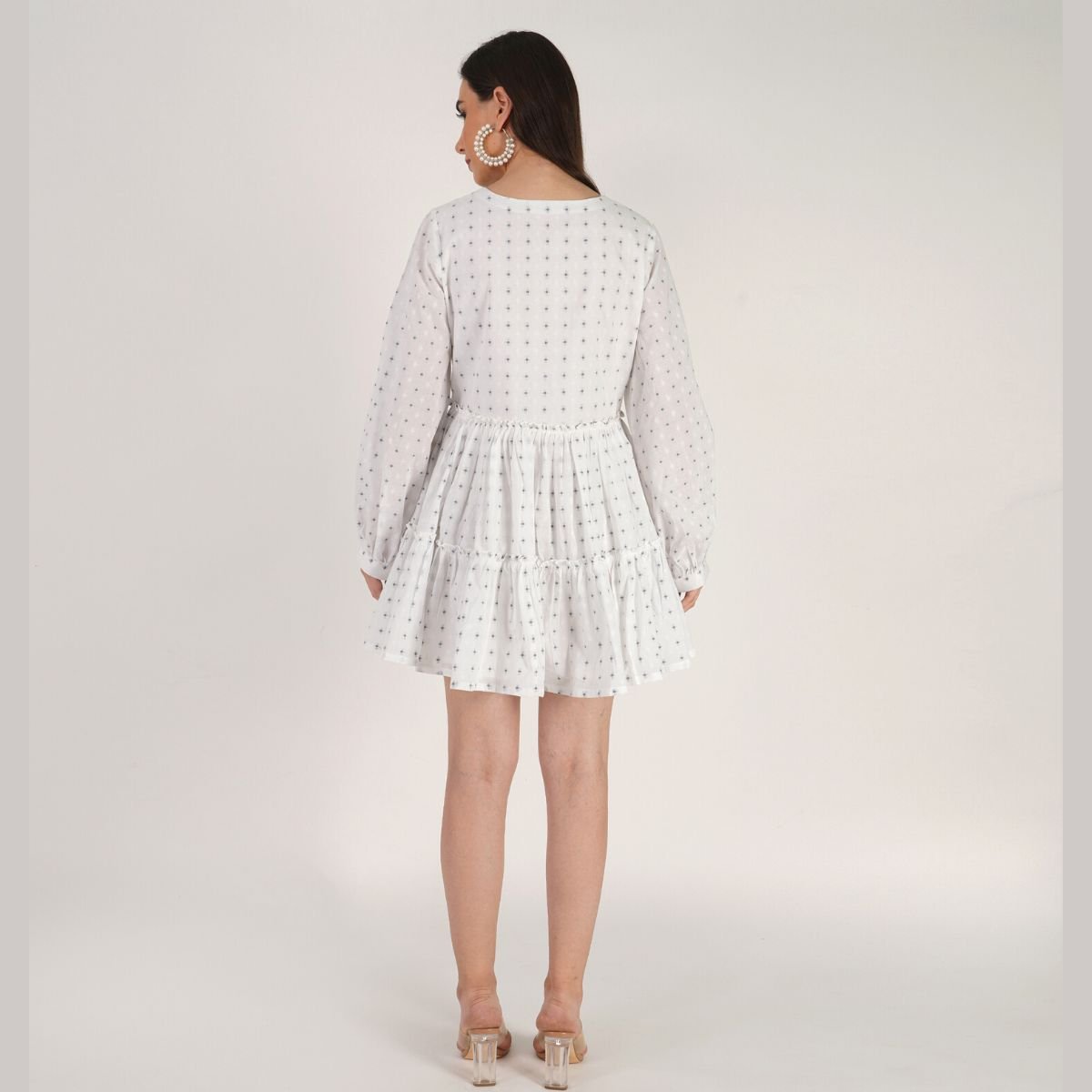 Mellisa Dress | White Women's dress | Made with organic cotton | Verified Sustainable by Brown Living™