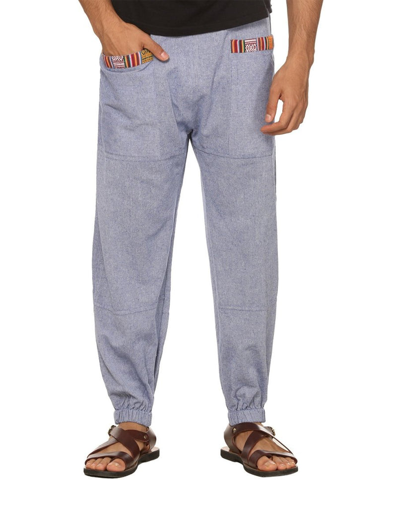 Buy Men's Hopper | Lavender Blue | Fits Waist Sizes 28 to 38 Inches | Shop Verified Sustainable Mens Pyjama on Brown Living™