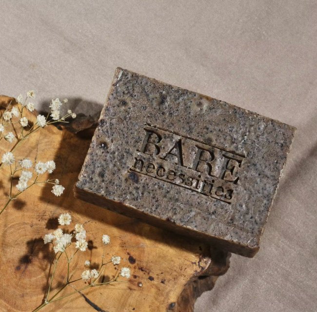 Mild Exfoliating Coffee Scrub Soap for Radiant Smooth Skin - Pack of 2 – Body Soap on Brown Living™. SKU: Coffee - spa - bar - 75g. Img 2.