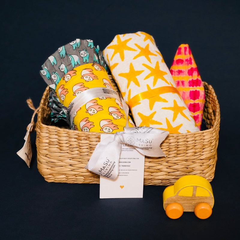 Buy Mini Aloka Baby Hamper Starry | Shop Verified Sustainable Gift Hampers on Brown Living™