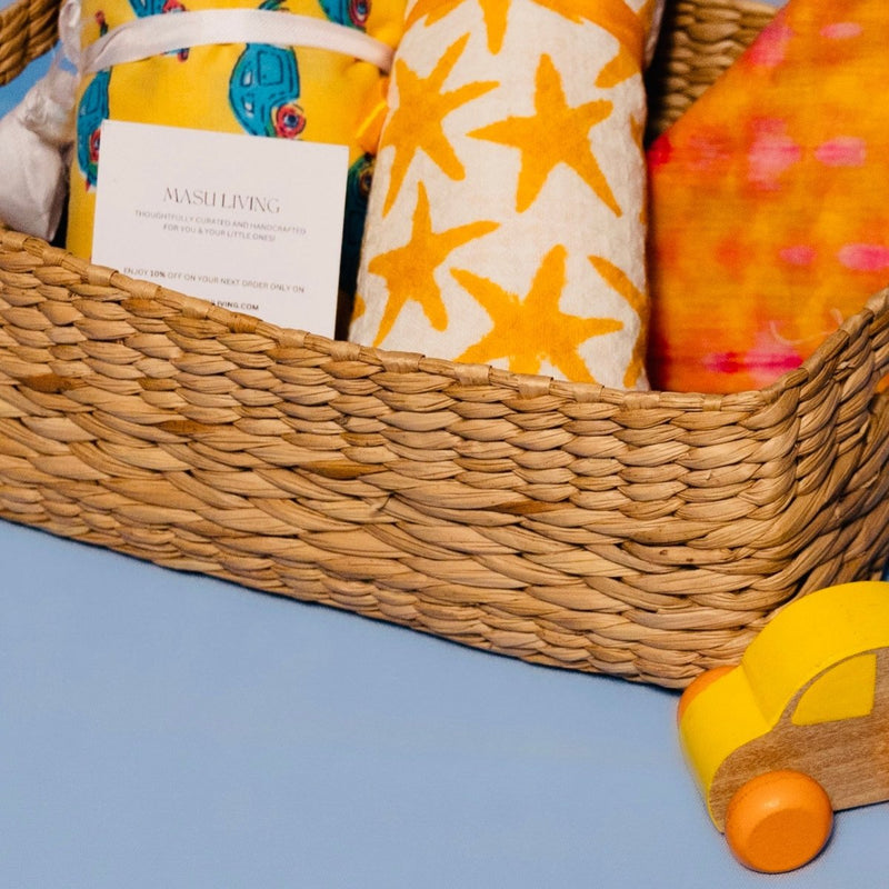 Buy Mini Aloka Baby Hamper- Starry Yellow | Shop Verified Sustainable Gift Hampers on Brown Living™