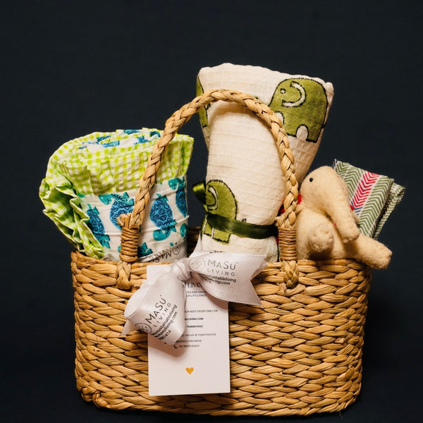 Buy Mini Aloka Baby Hamper Totos | Shop Verified Sustainable Gift Hampers on Brown Living™