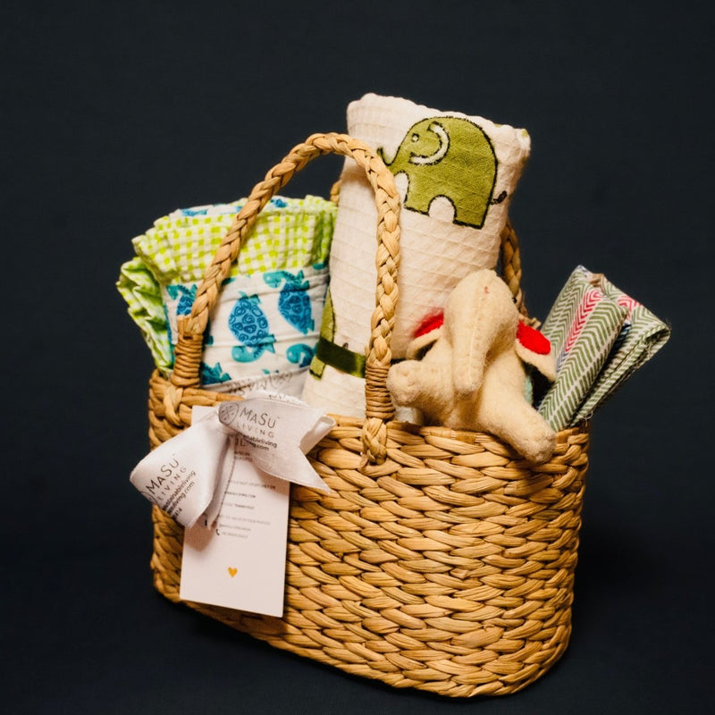 Buy Mini Aloka Baby Hamper Totos | Shop Verified Sustainable Gift Hampers on Brown Living™