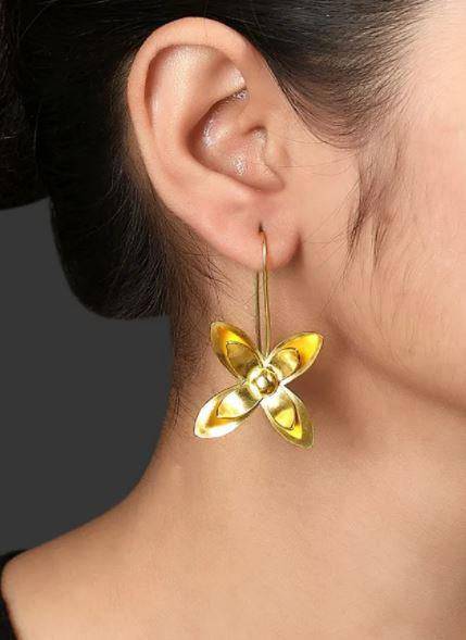 Minimal Brass Earrings | Verified Sustainable by Brown Living™