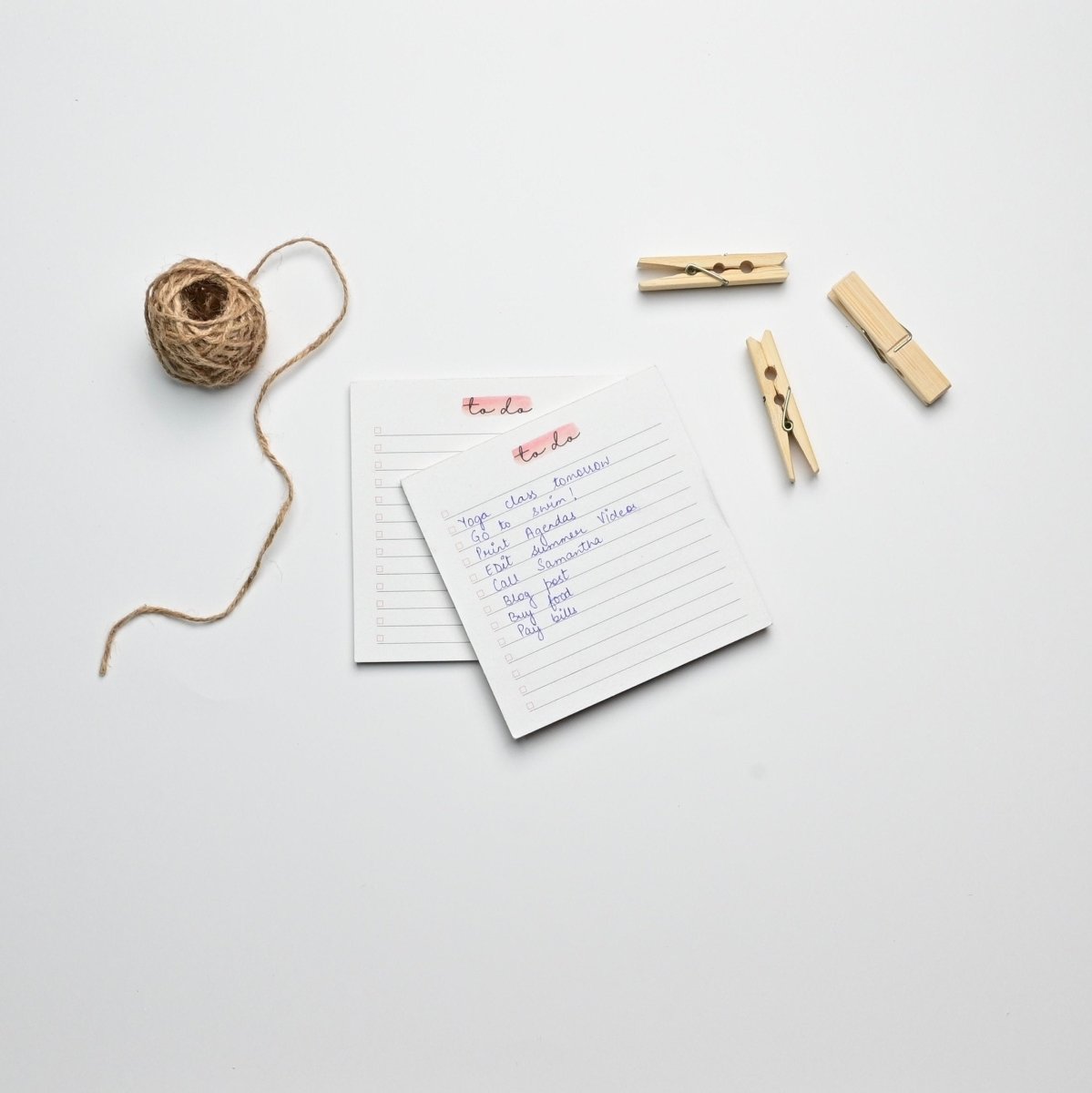 Minimal Eco - friendly Tree Free Mini To Do List | Verified Sustainable by Brown Living™