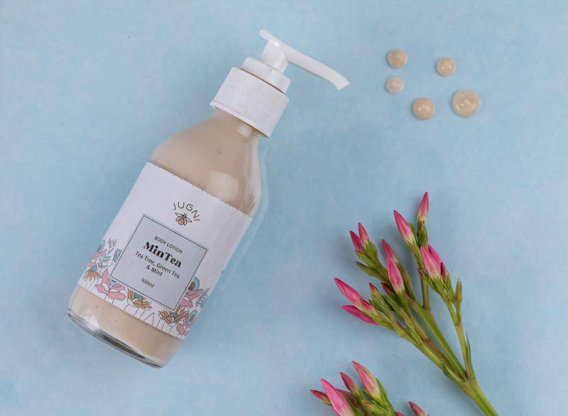 Mint Tea Body Lotion 100ml | Anti - microbial and Refreshing – Body Lotion on Brown Living™. SKU: 231 - 09481 - SKUBL - MT - 01. Img 2.