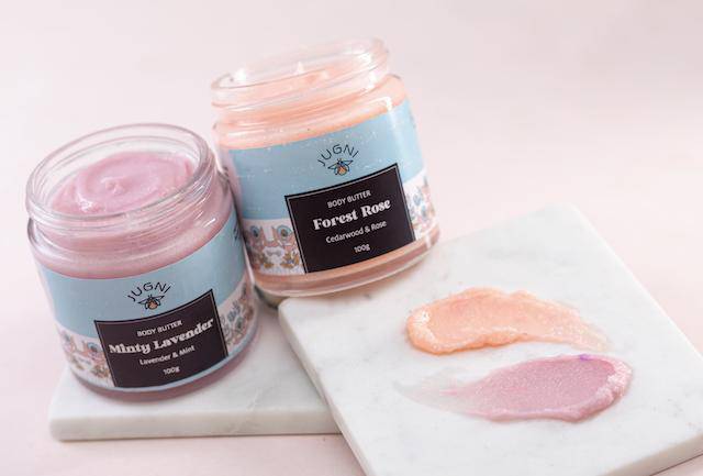 Minty Lavender Body Butter 100g to Refresh your Skin – Body Butter on Brown Living™. SKU: 231 - 09492 - BB - ML - 01. Img 2.