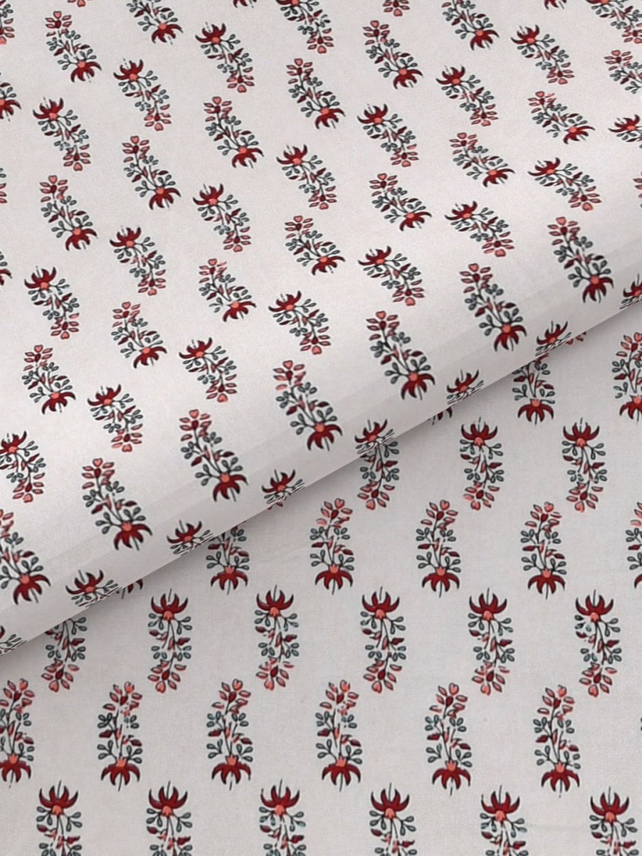 Multicolor Hand Block Print Pure Cotton King Size Bedding Set | Verified Sustainable by Brown Living™