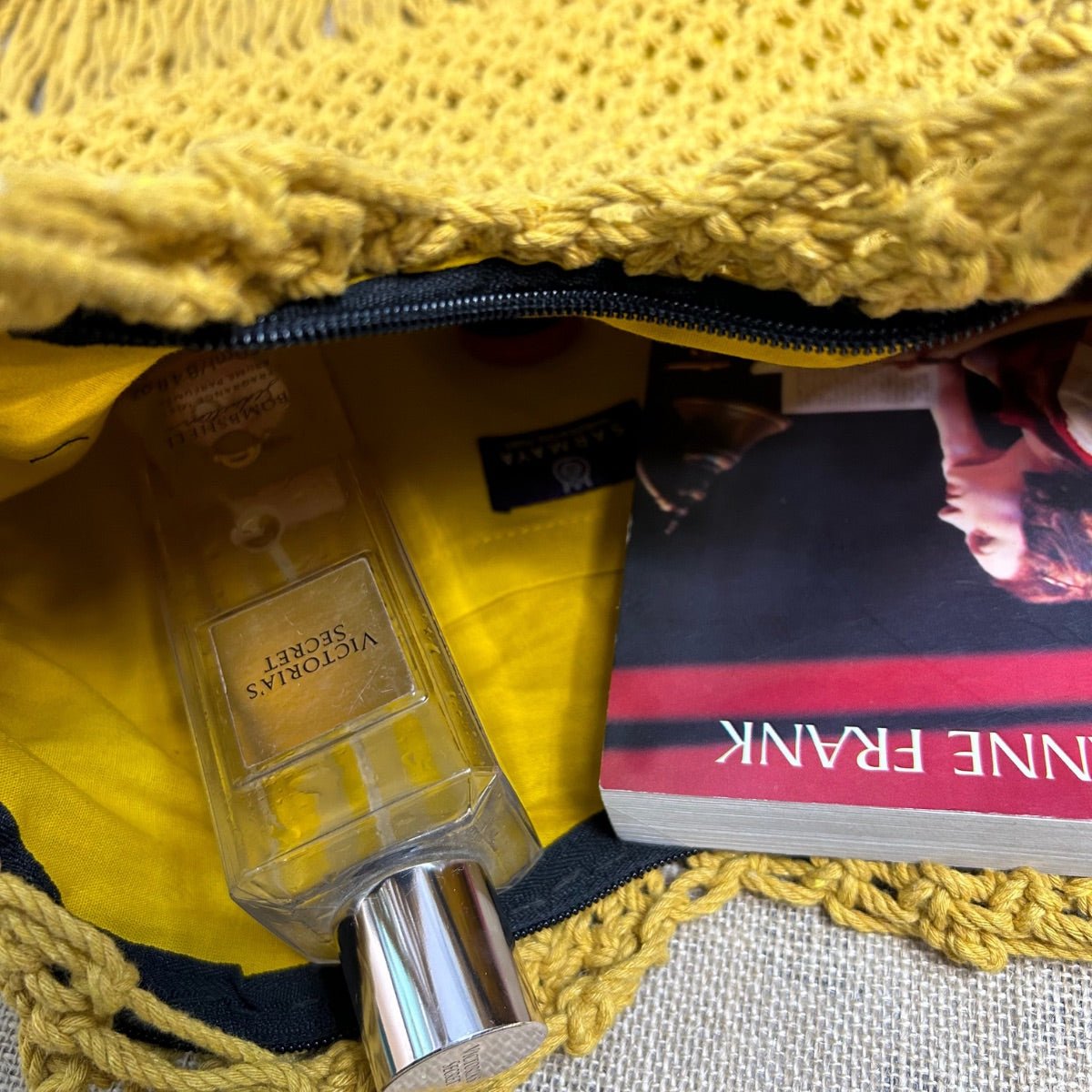 Musturd Yellow Hobo Handmade Bag – Womens Handbag on Brown Living™. SKU: SAR016. Img 3.