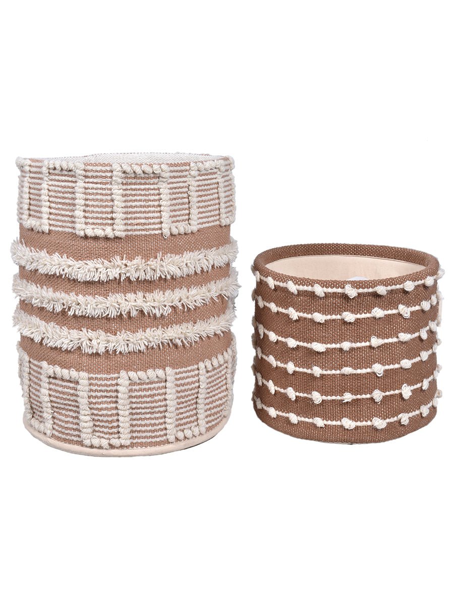Mystic Weave Basket (Set of 2) – Baskets & Boxes on Brown Living™. SKU: TGW310004. Img 2.