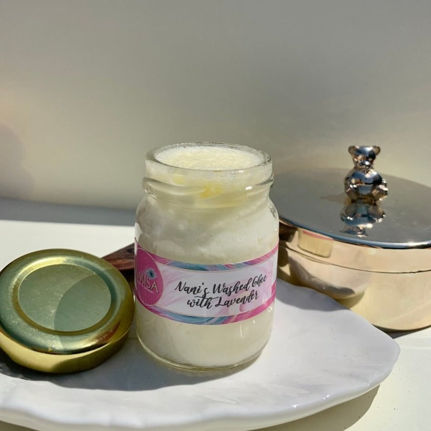 Nanis Washed Ghee with Lavender – Body Butter on Brown Living™. SKU: AM1041B. Img 2.