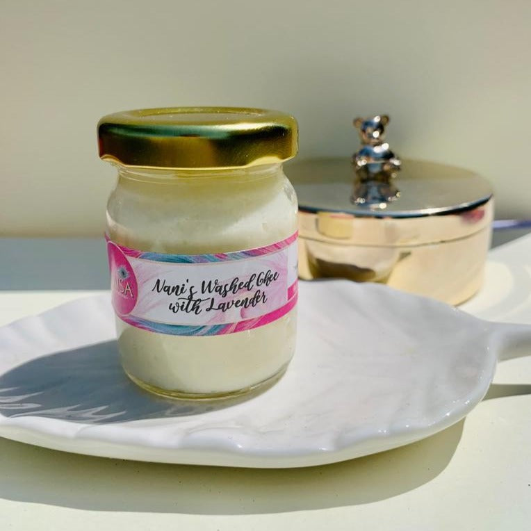 Nanis Washed Ghee with Lavender – Body Butter on Brown Living™. SKU: AM1041B. Img 1.