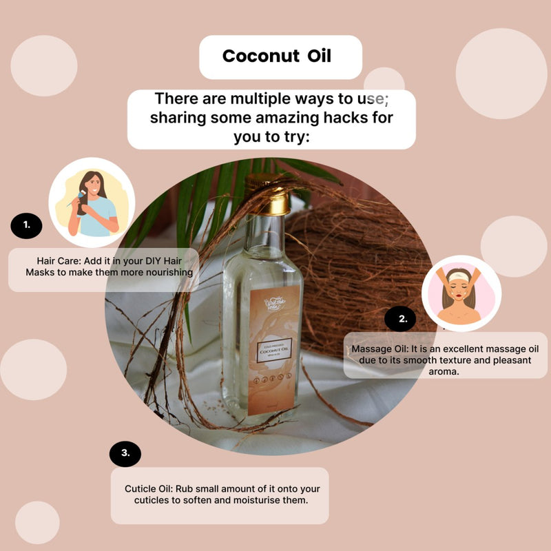 Buy Natural Coconut Oil- 100 ml | Shop Verified Sustainable Hair Oil on Brown Living™