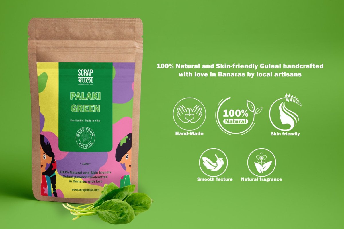 Natural Gulaal Family Pack | Skin Friendly | 500 gms | Verified Sustainable by Brown Living™
