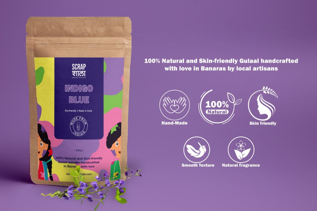 Natural Gulaal Family Pack | Skin Friendly | 500 gms | Verified Sustainable by Brown Living™