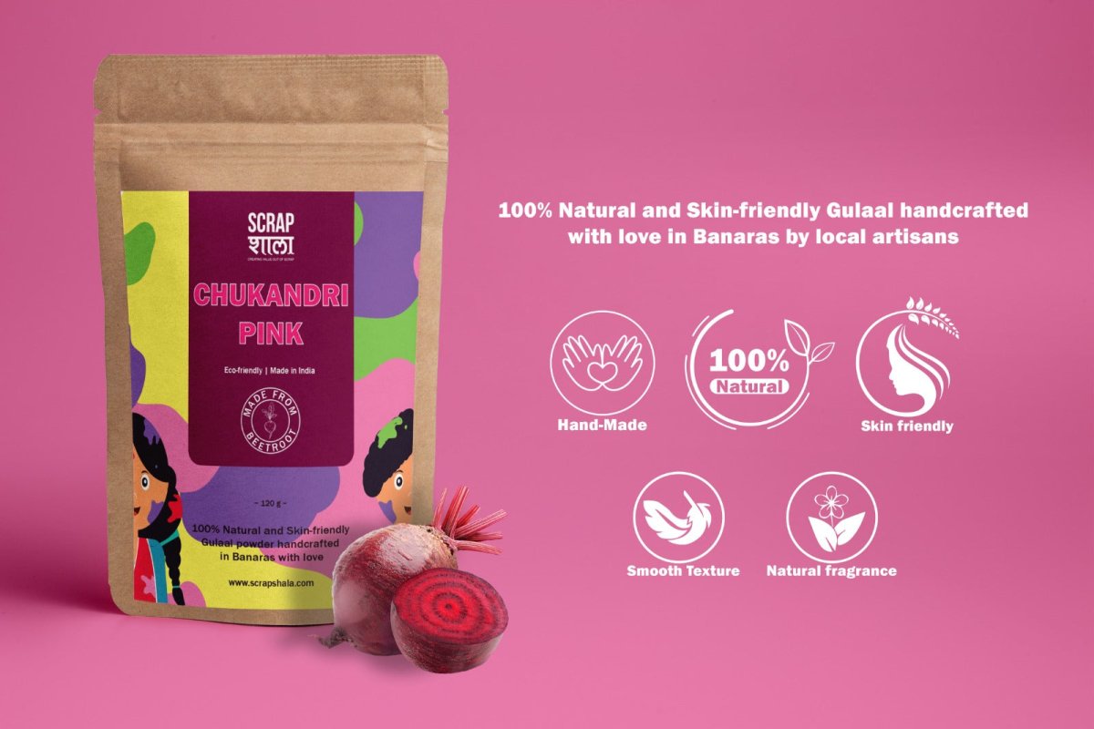 Natural Gulaal Family Pack | Skin Friendly | 500 gms | Verified Sustainable by Brown Living™
