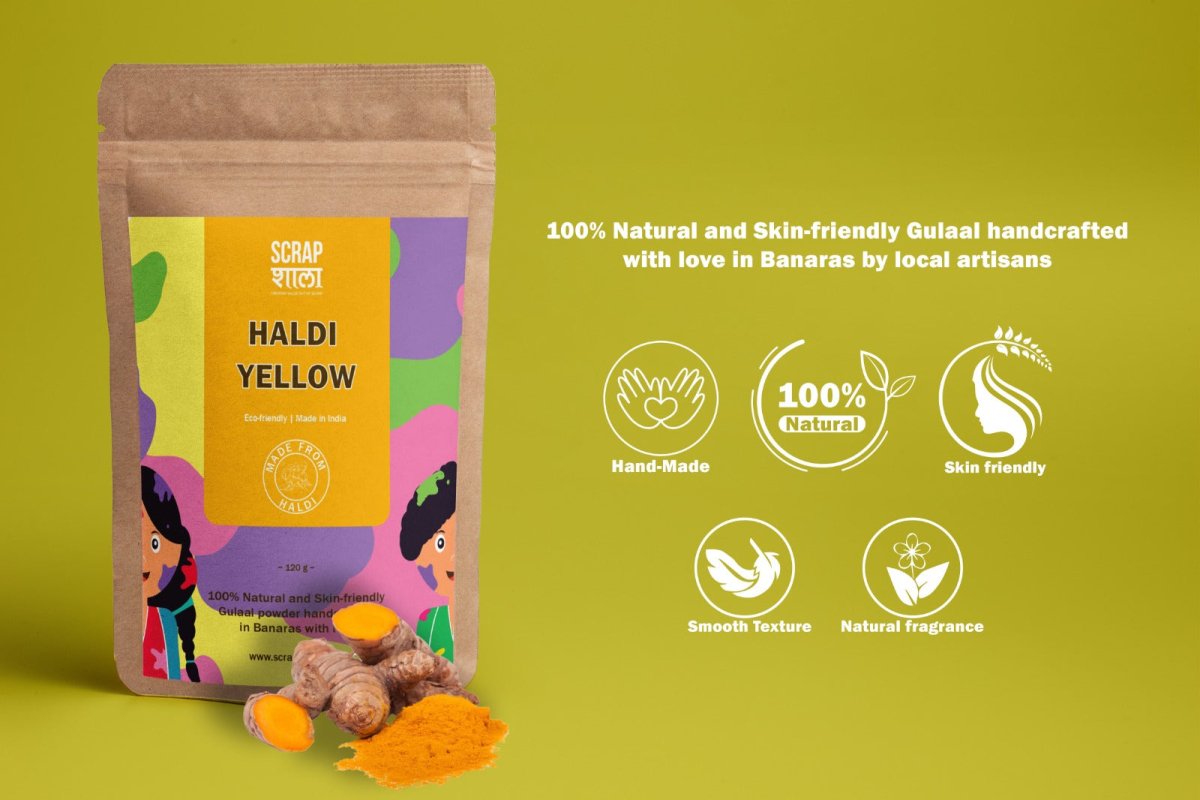 Natural Gulaal Family Pack | Skin Friendly | 500 gms | Verified Sustainable by Brown Living™