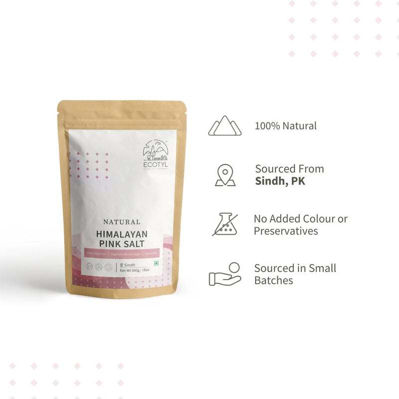 Buy Natural Himalayan Pink Salt | Shop Verified Sustainable Cooking & Baking Supplies on Brown Living™