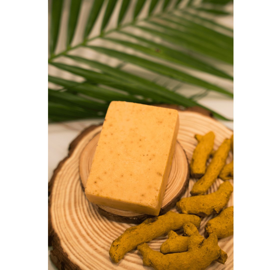 Turmeric Bar - 110g – Body Soap on Brown Living™. SKU: TB - 01. Img 2.
