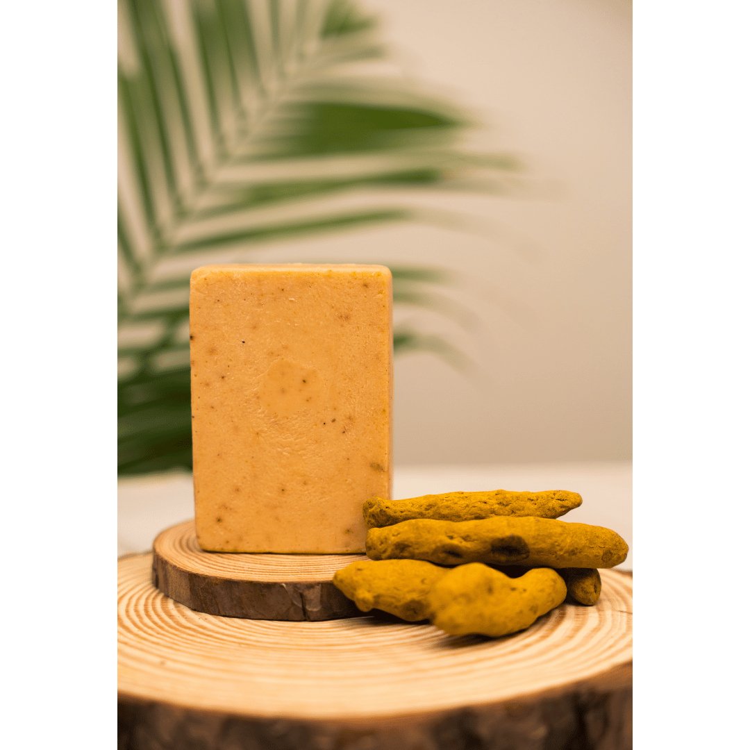 Turmeric Bar - 110g – Body Soap on Brown Living™. SKU: TB - 01. Img 1.