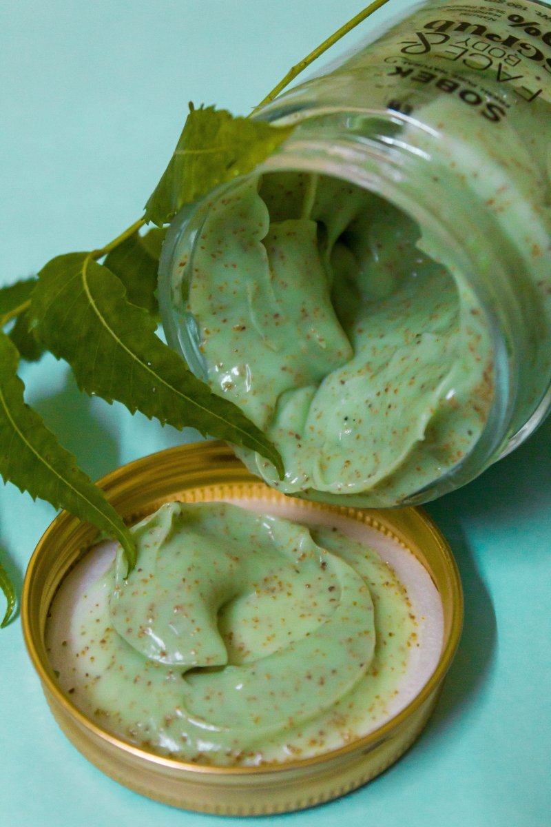 Nature's Nectar - Green Tea & Neem Face and Body Scrub | Verified Sustainable by Brown Living™