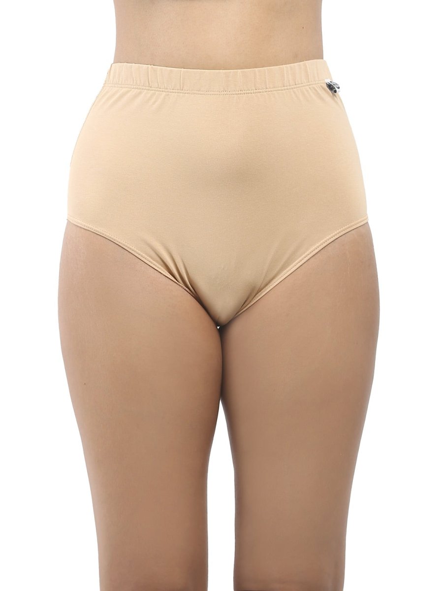 Nude Classic Bio - washed Organic Cotton Brief – Womens Underwear on Brown Living™. SKU: 001/BA/NUDE/S_24BL10675. Img 1.