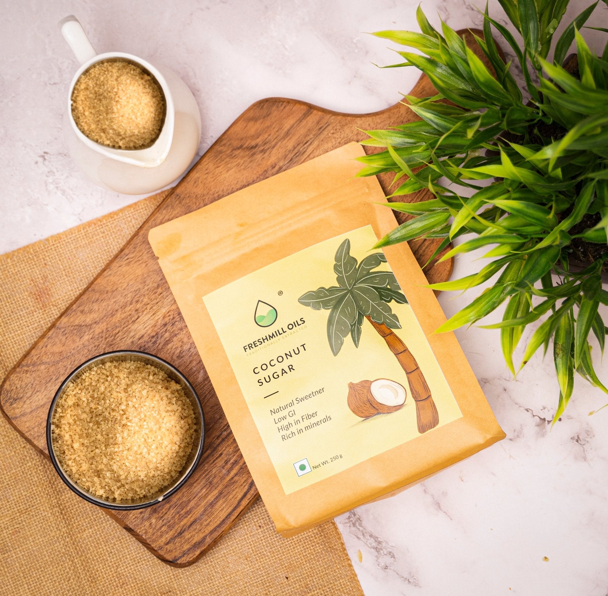Nutrient Rich Coconut Sugar - 250G | Verified Sustainable by Brown Living™