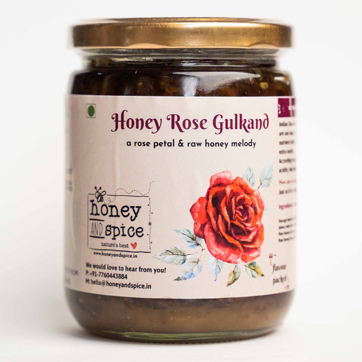 Nutrient Rich Honey Rosegulkand | Verified Sustainable by Brown Living™