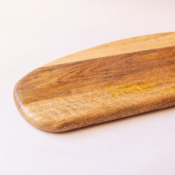 Oblong Wooden Breadboard – Kitchen Tools on Brown Living™. SKU: BB0101. Img 2.