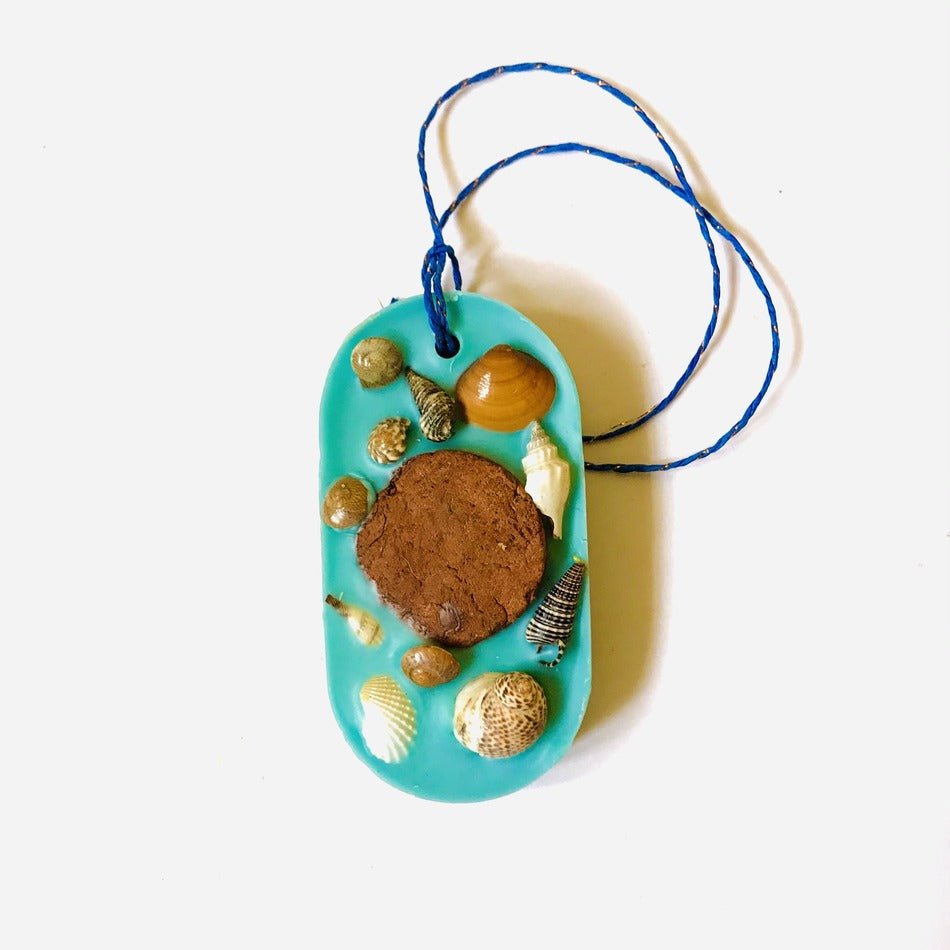 Ocean Breeze fragrance Reusable Wardrobe Freshener - Seashells (small) infused | Verified Sustainable by Brown Living™