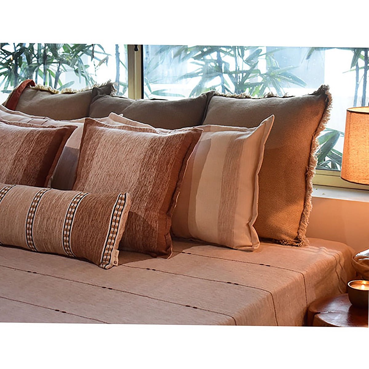 Ombre Stripe Play Bedding Set - 1 Bedcover + 2 Pillow Covers | Verified Sustainable by Brown Living™