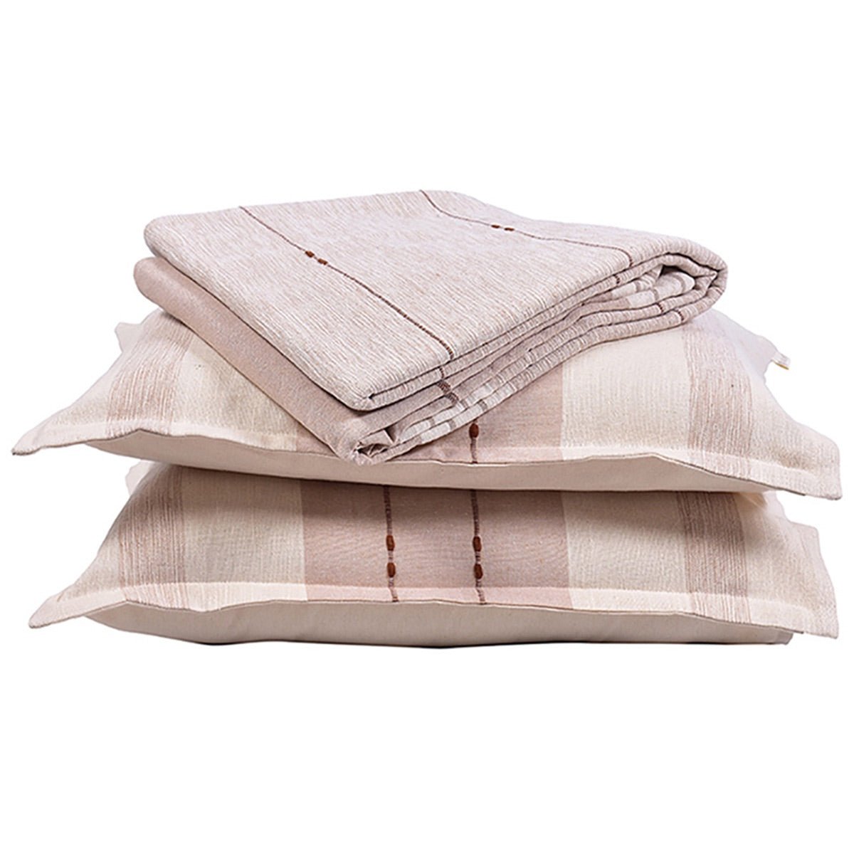 Ombre Stripe Play Bedding Set - 1 Bedcover + 2 Pillow Covers | Verified Sustainable by Brown Living™
