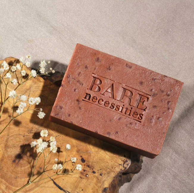 Rhassoul Dazzle - Organic Bathing Bar for Oily & Combination Skin Pack of 2 – Body Soap on Brown Living™. SKU: Rhassoul - Spa - Bar - 75. Img 2.