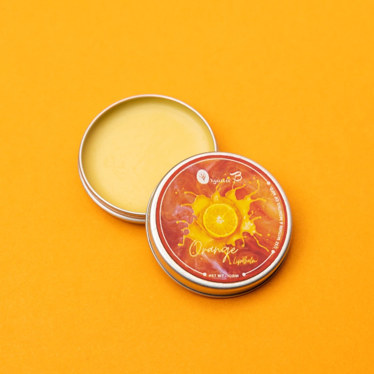 Buy Orange Lip Balm Online on Brown Living Lip Balms