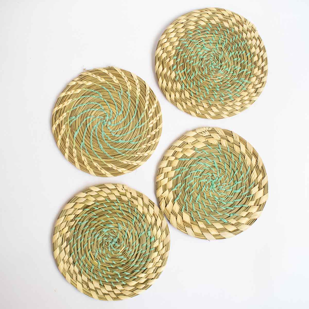 Orbit Coasters - Set of 4 – Table Decor on Brown Living™. SKU: TC0201. Img 1.