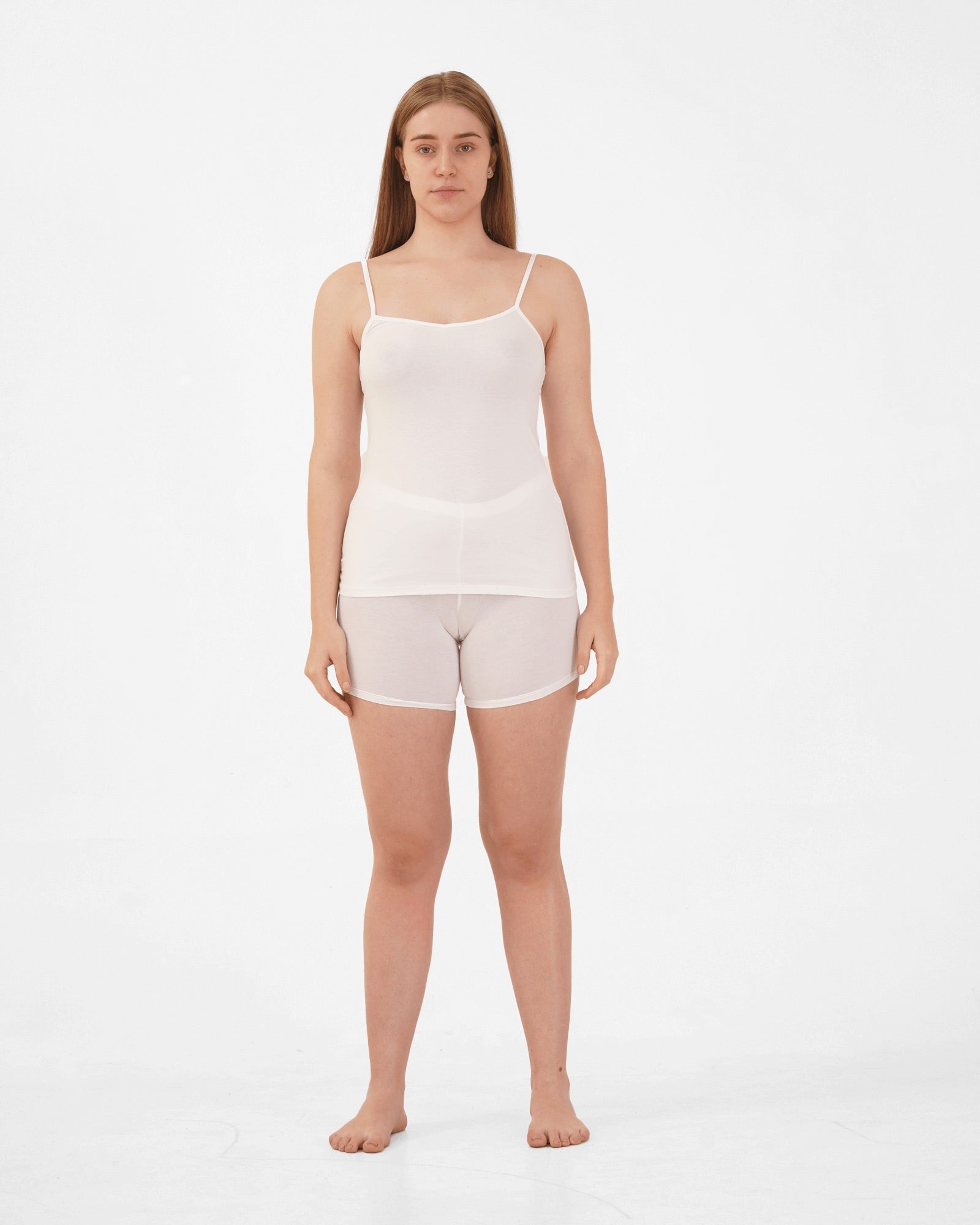 Organic Cotton Camisole - (Pack of 2), White | Verified Sustainable by Brown Living™