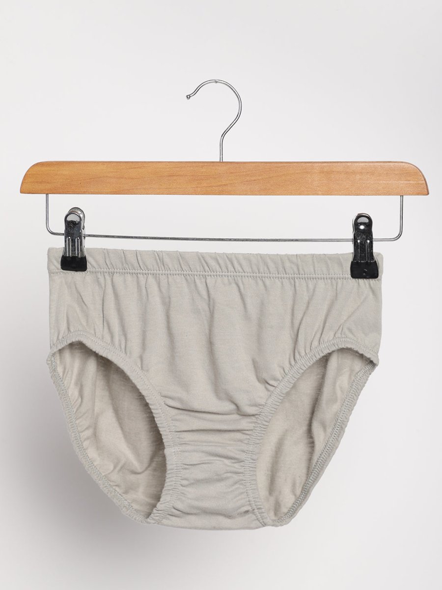 Slate Grey Underwear - Organic Cotton & Naturally Dyed - Pack of 2