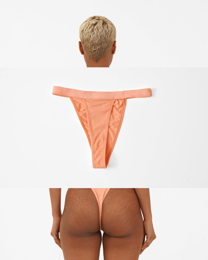 Organic Cotton Thongs- (Pack of 2) | Verified Sustainable Womens Underwear on Brown Living™