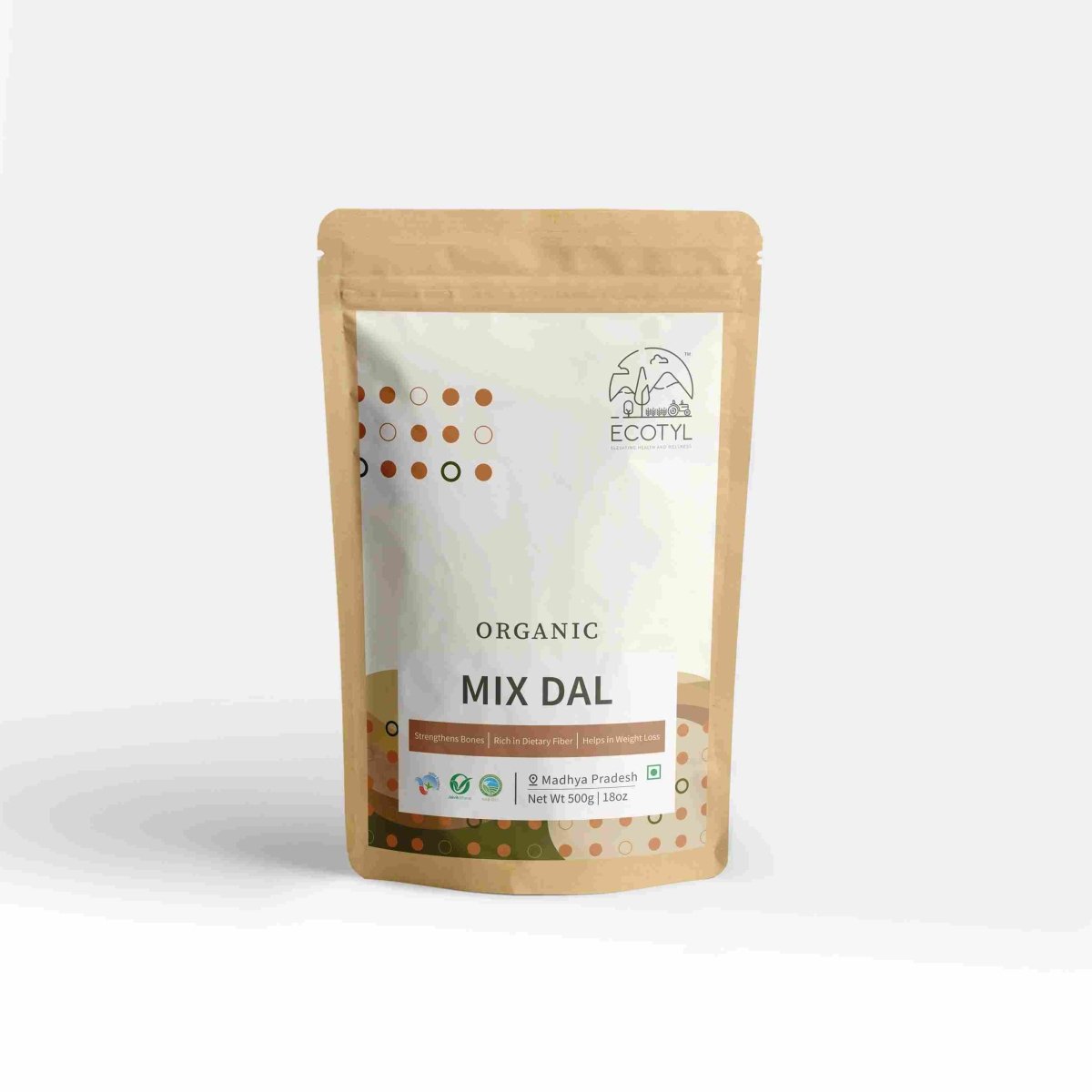 Organic Mix Dal - Set of 2 (500 g Each) | Verified Sustainable by Brown Living™