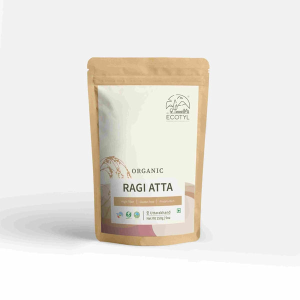 Buy Organic Ragi Atta (Finger Millet Flour) - Set of 2 (250 g Each) | Shop Verified Sustainable Cooking & Baking Supplies on Brown Living™
