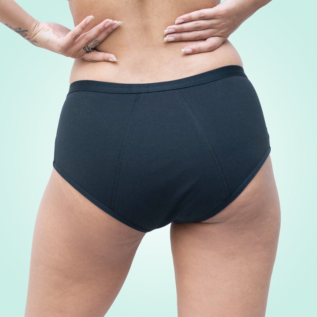 Organic Stain Free Period Panty (Brief) – Womens Underwear on Brown Living™. SKU: StainfreebriefXS. Img 3.
